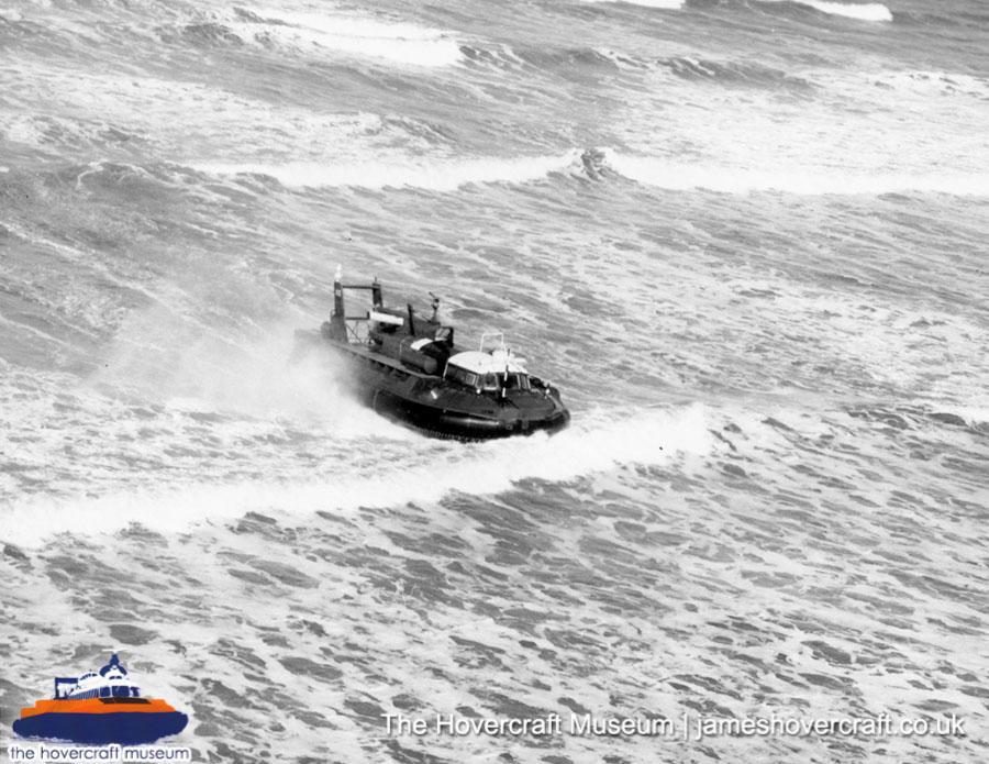 SRN6 with the Royal Navy -  (credit: The Hovercraft Museum Trust).